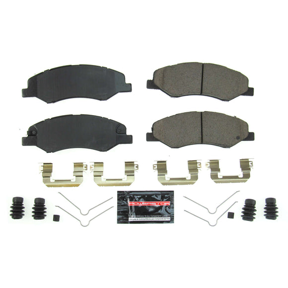 PowerStop Z23 Evolution Sport Carbon-Fiber Brake Pads With Hardware