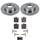 PowerStop OE Stock Replacement Low-Dust Ceramic Brake Pad and Rotor Kit