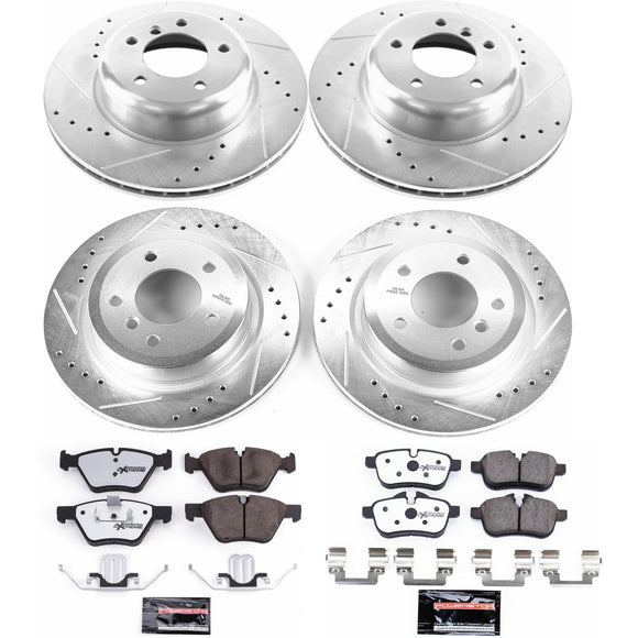 PowerStop Z26 Street Performance Ceramic Brake Pad and Drilled & Slotted Rotor K