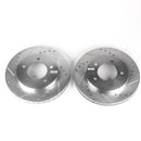 PowerStop Evolution Drilled Slotted Rotors Pair Front For Ford Expedition