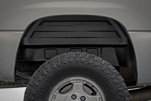 Rough Country Rear Wheel Well Liners For Chevy Silverado Sierra 1500 1999-2006
