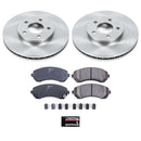 PowerStop OE Stock Replacement Low-Dust Ceramic Brake Pad and Rotor Kit