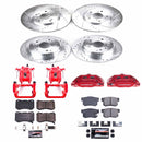 PowerStop Z23 Daily Driver Carbon-Fiber Ceramic Pads Drilled & Slotted Rotor & C