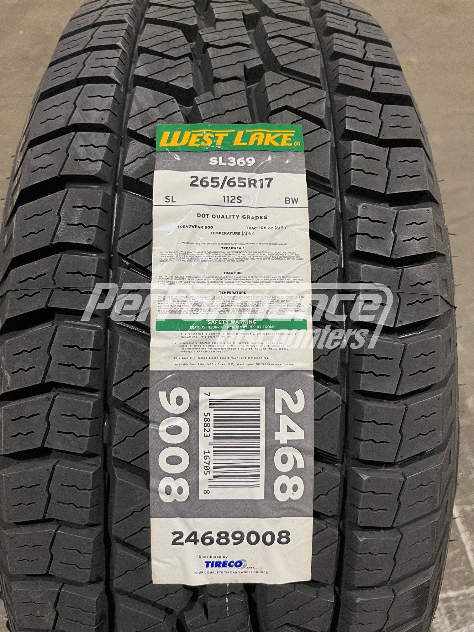 Westlake SL369 Tire(s) 265/65R17 112S SL BSW 265/65-17 2656517