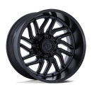20x9 Fuel Off-Road D864 Hurricane Blackout 5x139.7 ET1 CB78.1 Wheel Rim