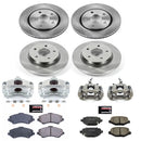 PowerStop OE Stock Replacement Low-Dust Ceramic Brake Pad, Rotor and Caliper Kit