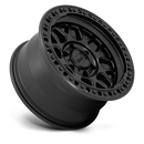 18X8.5 KMC KM549 GRS Machined With Gloss Black Lip 8x180 ET0 Wheel Rim