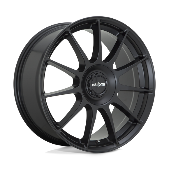 17x8 Rotiform R168 DTM Satin Black 4x100 ET40 CB72.56 Wheel Rim