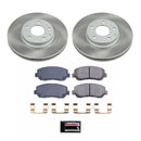 PowerStop Semi-Coated Rotor and Low-Dust Ceramic Brake Pad Kit