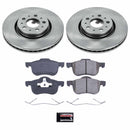 PowerStop OE Stock Replacement Low-Dust Ceramic Brake Pad and Rotor Kit