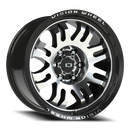 18x9.5 Vision 409 Inferno Gloss Blk Machined 6x5.5 6x139.7 ET-18 wheel/rim