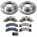 PowerStop OE Stock Replacement Low-Dust Ceramic Brake Pad, Rotor and Caliper Kit