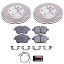 PowerStop Semi-Coated Rotor and Low-Dust Ceramic Brake Pad Kit