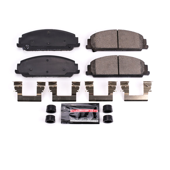 PowerStop Z23 Evolution Sport Carbon-Fiber Brake Pads With Hardware