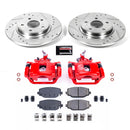PowerStop Z23 Daily Driver Carbon-Fiber Ceramic Pads Drilled & Slotted Rotor & C
