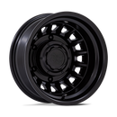 16X6 Black Rhino BR019 Aliso Dually Matte Black 6X205 ET0 CB161 Wheel Rim
