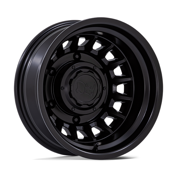 16X6 Black Rhino BR019 Aliso Dually Matte Black 6X205 ET0 CB161 Wheel Rim