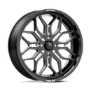 18X7 Msa Offroad Wheels M47 Sniper Gloss Black Milled 4X110 ET10 Wheel Rim-1