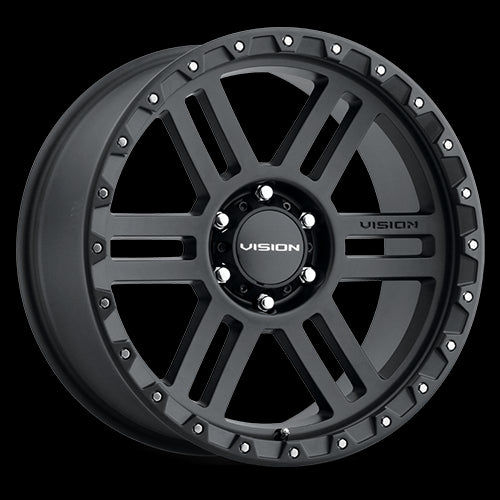 17x9 Vision 354 Manx 2 Satin Black 8x165.1 8x6.5 ET12 Wheel Rim