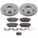 PowerStop OE Stock Replacement Low-Dust Ceramic Brake Pad and Rotor Kit