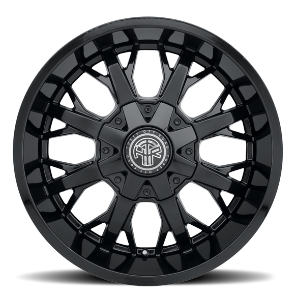 20x9 Thret Offroad Vulcan-801 Gloss Black Wheel 6x135 ET-12 CB106.1