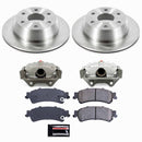 PowerStop OE Stock Replacement Low-Dust Ceramic Brake Pad, Rotor and Caliper Kit
