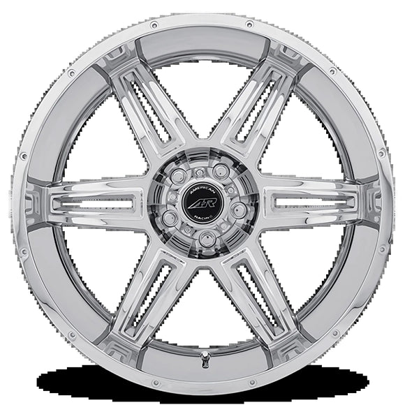 20x8.5 American Racing Mainline Chrome Wheel/Rim 5x127 20-8.5 5-127 ET35