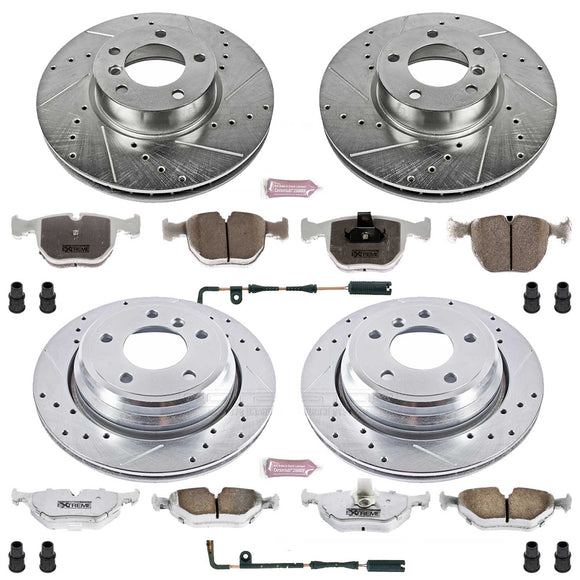PowerStop Z26 Street Performance Ceramic Brake Pad and Drilled & Slotted Rotor K