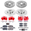 PowerStop Z23 Daily Driver Carbon-Fiber Ceramic Pads Drilled & Slotted Rotor & C