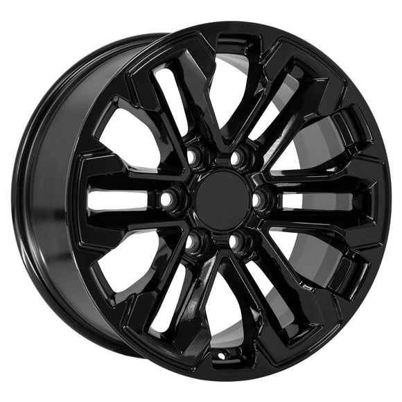 18" Replica CV69 fits Chevrolet Silverado 18 in. x 8.5 in. Gloss Black