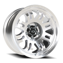 18x9.5 Vision 409 Inferno Milled Machine Face 5x5 (5x127) ET-18 wheel/rim