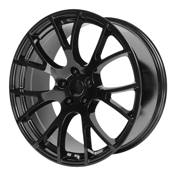 20X10.5 Performance Replicas PR161 Gloss Black 5X115 ET25 Wheel Rim