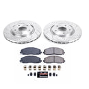 PowerStop Z23 Daily Driver Carbon-Fiber Ceramic Brake Pad and Drilled & Slotted