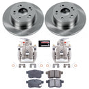 PowerStop OE Stock Replacement Low-Dust Ceramic Brake Pad, Rotor and Caliper Kit
