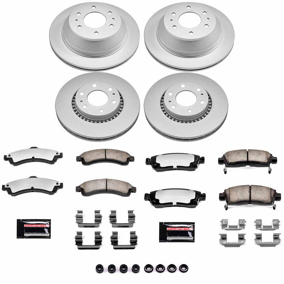 Z36 Truck & Tow Premium Carbon-Fiber Ceramic Brake Pad and Fully Coated Rotor Ki
