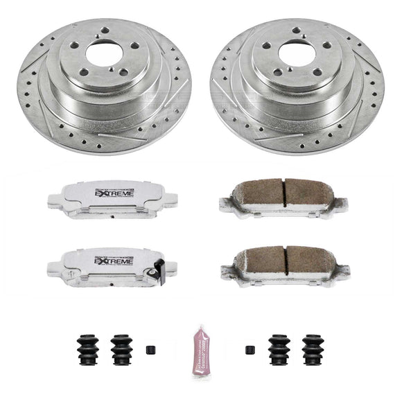 PowerStop Z26 Street Performance Ceramic Brake Pad and Drilled & Slotted Rotor K