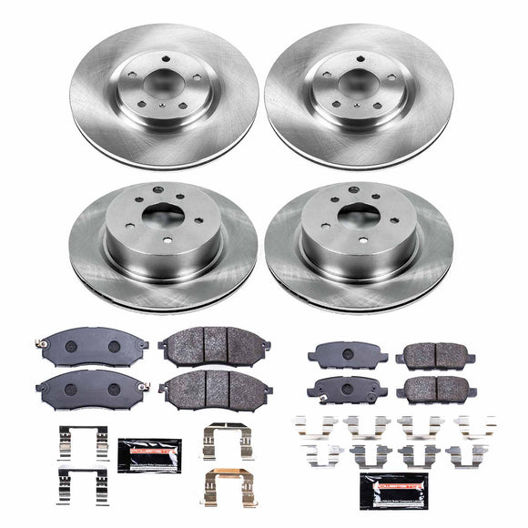 PowerStop Track Day High-Performance Brake Pad and Rotor Kit