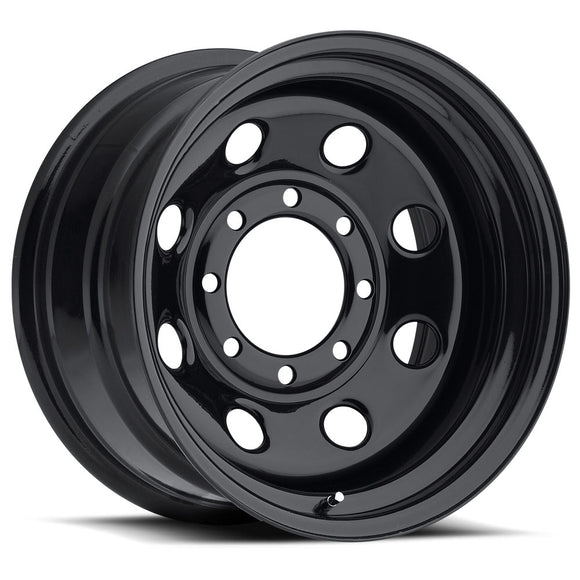 16x8 Vision 85 Soft 8 Gloss Black Wheel 8x165.1 ET-6 CB130.8
