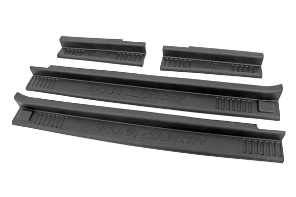 Rough Country Entry Guards Front and Rear For Jeep Wrangler JK 2WD 4WD 07-18