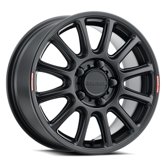 15x7 Raceline A14VB Alpha V Satin Black 5x114.3 ET56 CB68 Wheel