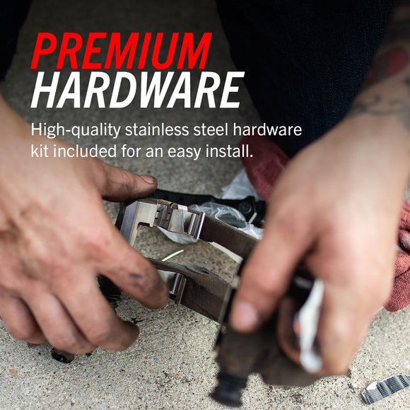PowerStop OE Stock Replacement Low-Dust Ceramic Brake Pad and Rotor Kit