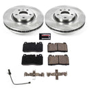 PowerStop OE Stock Replacement Low-Dust Ceramic Brake Pad and Rotor Kit