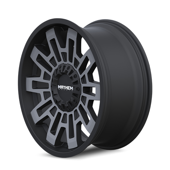 20x10 Mayhem 8113 Cortex Black Machined 5x139.7 5x150 5x5.5 ET-19 Wheel