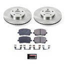 PowerStop OE Stock Replacement Low-Dust Ceramic Brake Pad and Rotor Kit