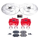 PowerStop Z23 Daily Driver Carbon-Fiber Ceramic Pads Drilled & Slotted Rotor & C
