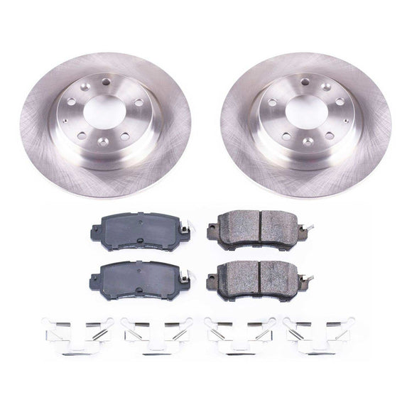 PowerStop OE Stock Replacement Low-Dust Ceramic Brake Pad and Rotor Kit