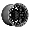 15X10 Fuel UTV D783 Unit UTV M-BLK GMTL-RING 4X137 ET0 wheel/rim