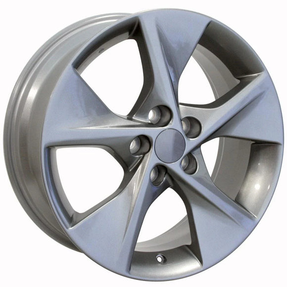 18" Replica Wheel TY12 Fits Toyota Camry Rim 18x7.5 Gunmetal Wheel