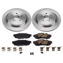 PowerStop OE Stock Replacement Low-Dust Ceramic Brake Pad and Rotor Kit