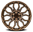 20x9 Arena Wheel Cobra Smoked Bronze Tint Clear Wheel 6x135 ET0 CB87.12